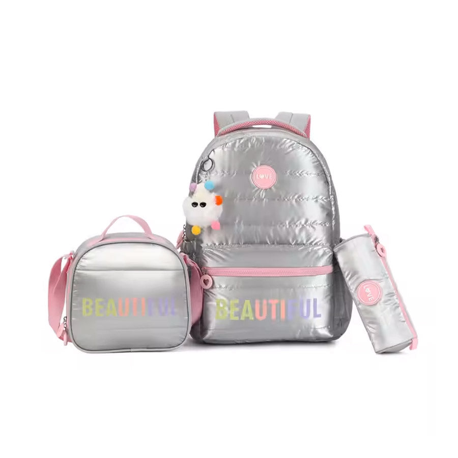 Beautiful Silver 3 Pieces Set