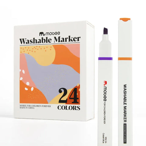 Mobee Washable Markers 24 colors