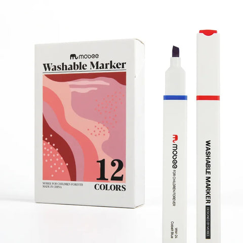 Mobee Washable Markers 12 colors