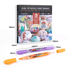 Mobee Dual Tip Acrylic Paint Marker 12 colors