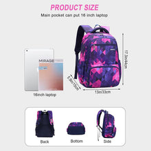 Purple Pink Grid Bag