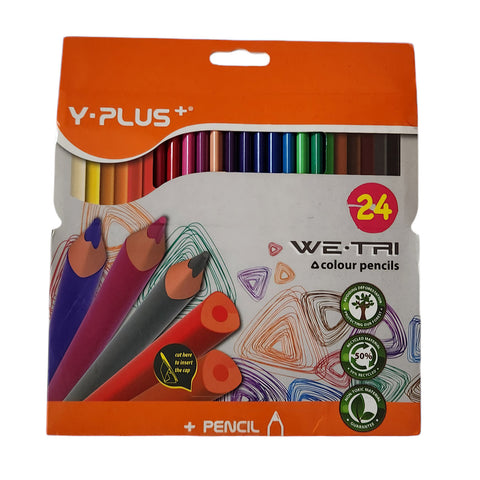 Yplus Coloring Pencil - 24 Pieces